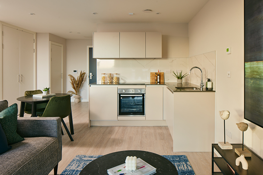 Apartments to Rent by Platform_ at Platform_Glasgow, Glasgow, G3, living kitchen dining area