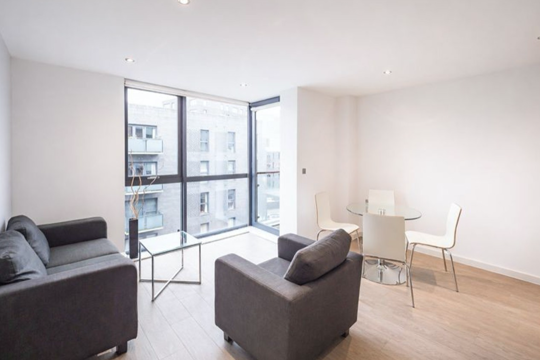 Apartments to Rent by Northern Group at Flint Glass Wharf, Manchester, M4, living area
