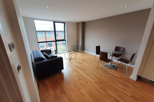 Apartments to Rent by Northern Group at Flint Glass Wharf, Manchester, M4, living dining area