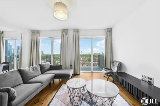 Houses and Apartments to Rent by JLL at Sugar House Island, Newham, E15, living area