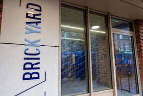 Apartments to Rent by Populo Living at The Brickyard, Newham, E6, development entrance 
