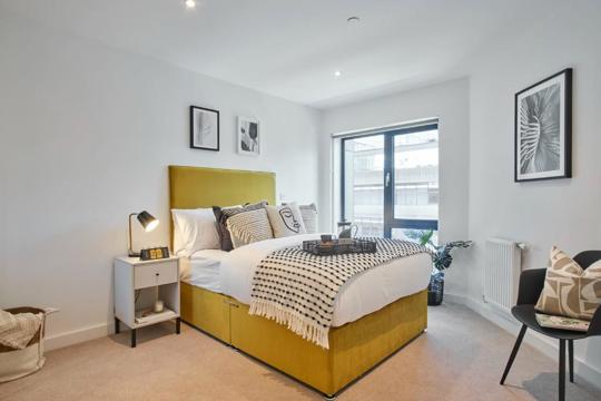 Apartments to Rent by Savills at The Picture House, Redbridge, IG1, bedroom