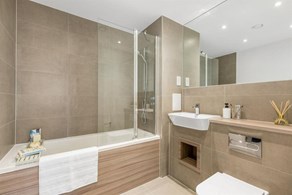 Apartments to Rent by Simple Life London in Fresh Wharf, Barking, IG11, The Moorhen bathroom