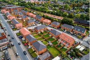 Houses and Apartments to Rent by Simple Life at Holyoake Road, Walkden, M28, aerial development panoramic
