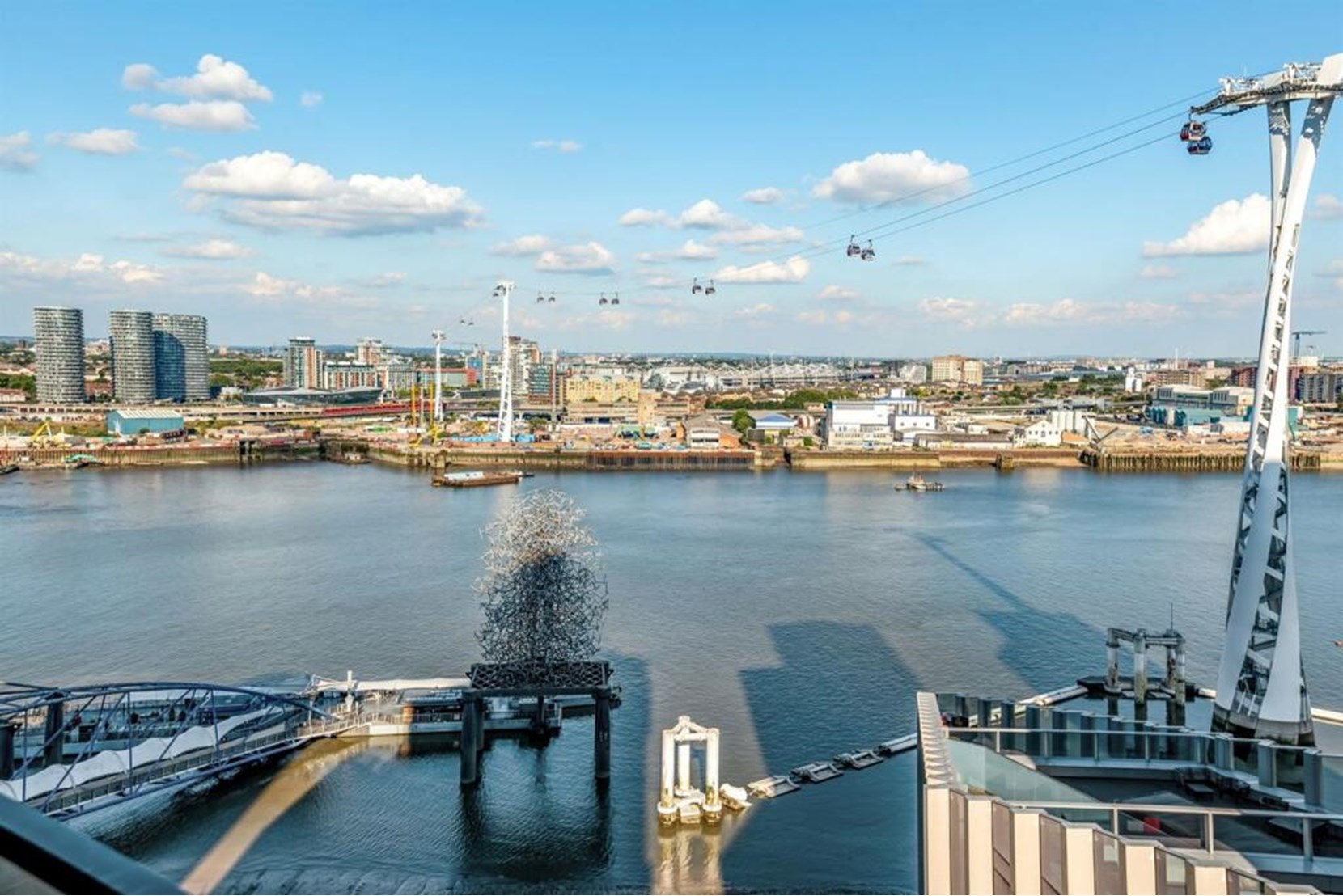 Apartments to Rent by Greenwich Peninsula at Upper Riverside, Greenwich, SE10, panoramic view