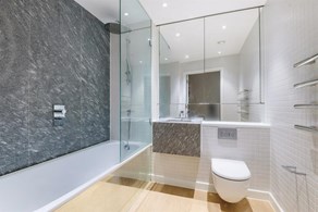 Apartments to Rent by Greenwich Peninsula at Upper Riverside, Greenwich, SE10, bathroom