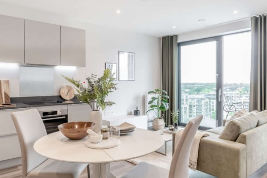 Apartment-APO-Group-Kew-Bridge-Hounslow-Greater-London-Interior-Kitchen-Living-Dining-Area