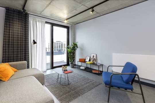 Apartments to Rent by Allsop at Beton, Wembley, Greater London, HA9, living area
