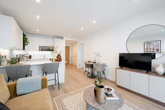 Apartments to Rent by Berkeley Living in Navigator Place, Kidbrooke Village, Lewisham, SE3, living kitchen dining area