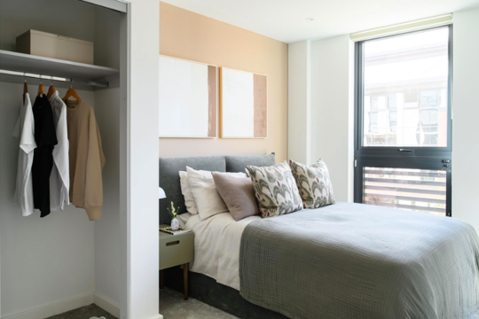 Apartments to Rent by Savills at Arbour, Milton Keynes, MK9, bedroom