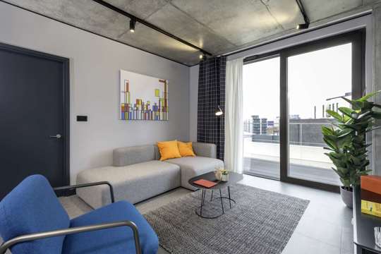 Apartments to Rent by Allsop at Beton, Wembley, Greater London, HA9, living area