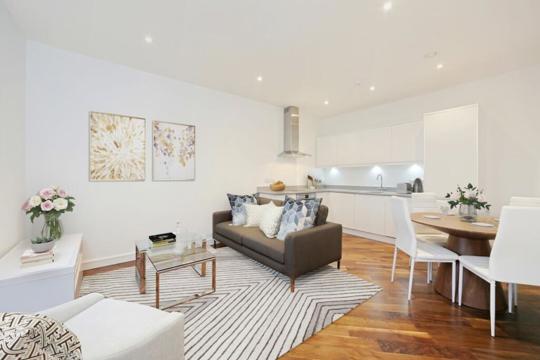 Apartments to Rent by JLL at The Hub, Harrow, HA1, living kitchen dining area