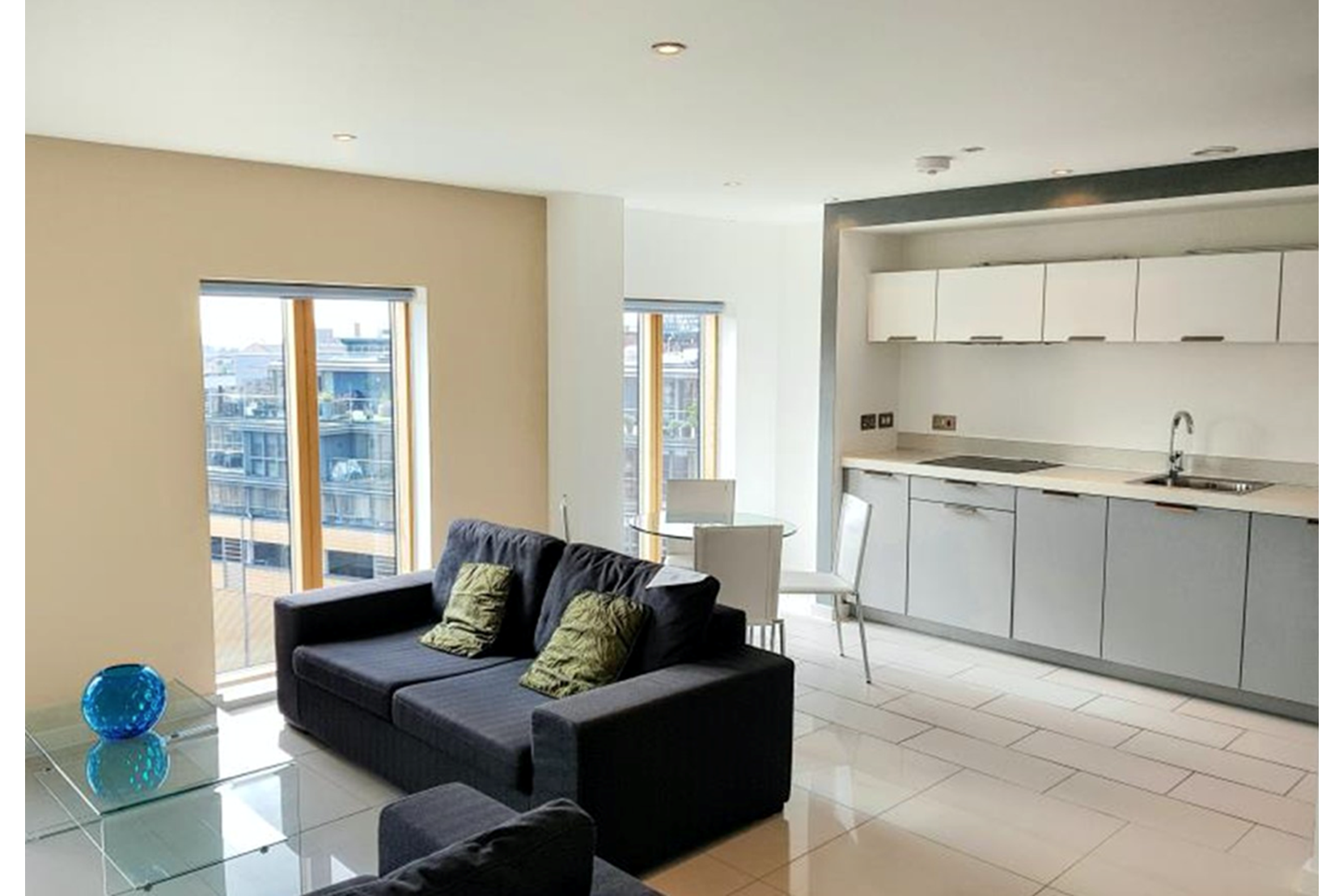 Apartments to Rent by Northern Group at Ice Plant, Manchester, M4, living kitchen area