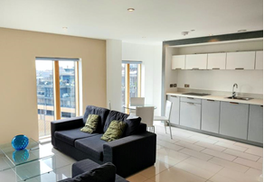 Apartments to Rent by Northern Group at Ice Plant, Manchester, M4, living kitchen area