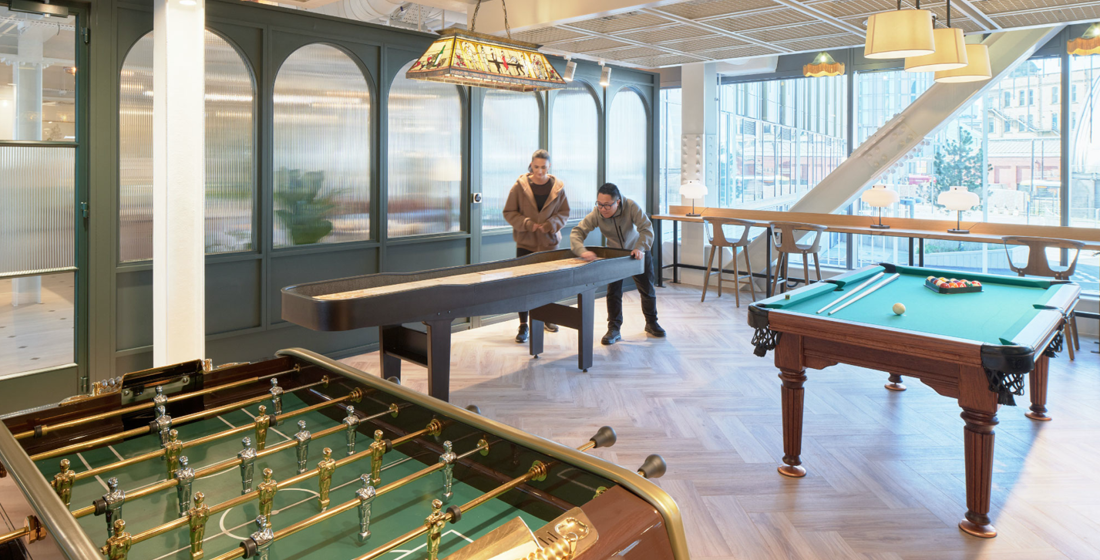 Apartments to Rent by Savills at New Vic, Manchester, M4, games room